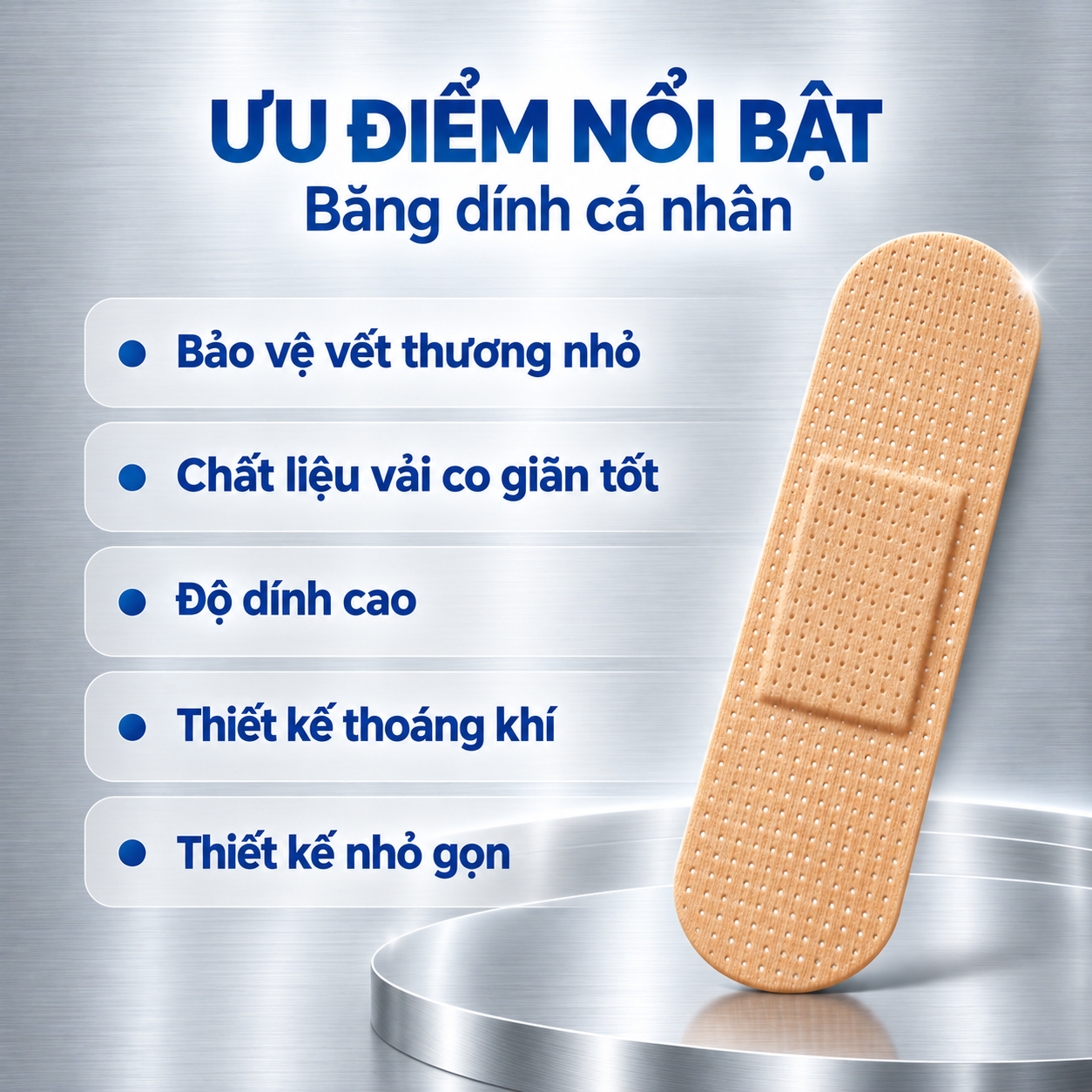 Băng dính cá nhân GONOW KT38x72mm và KT: 19x72mm